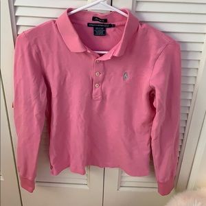 Ralph Lauren pink shirt